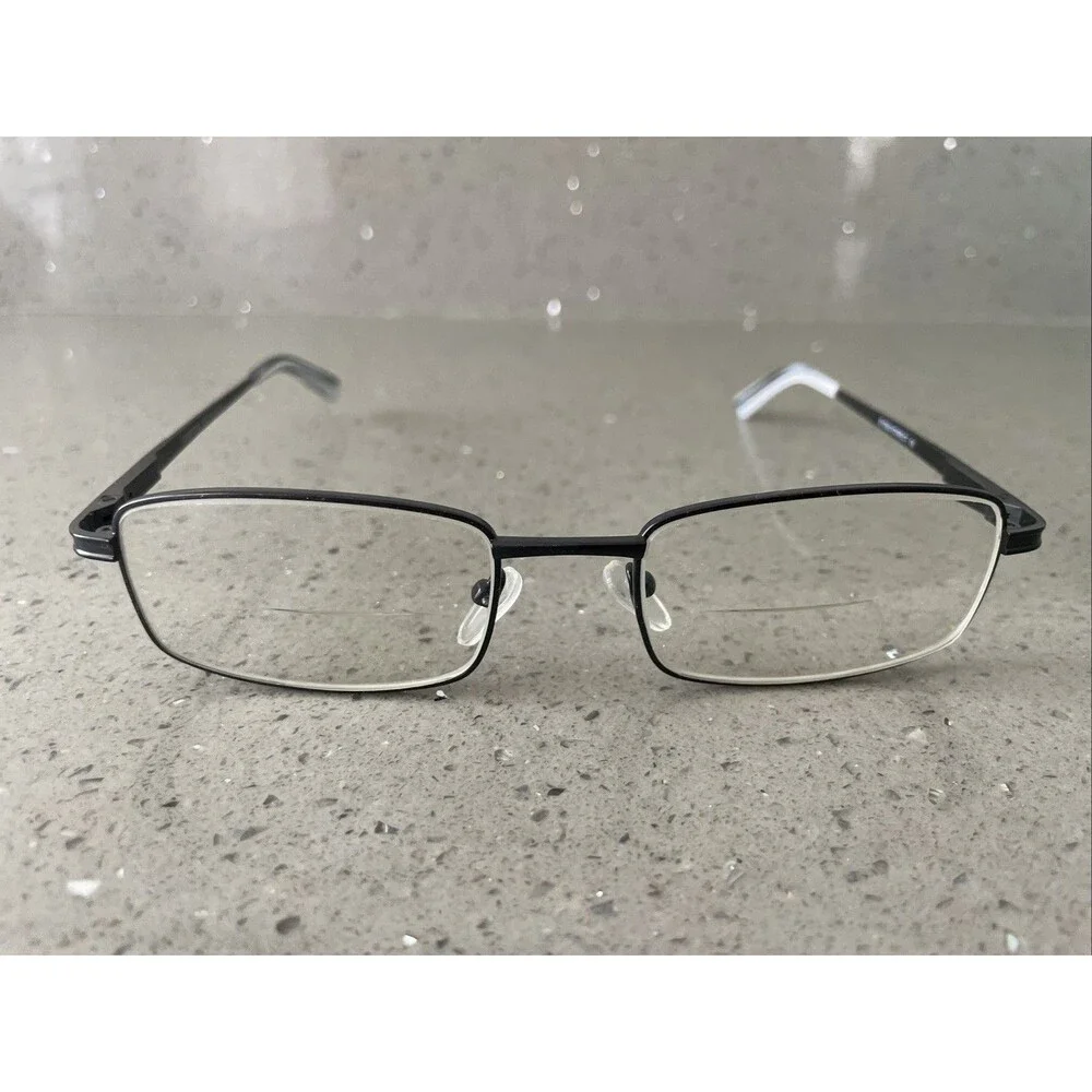 Eyebuydirect Chistopol 52-19-140 C1 Black Metal Eyeglasses FRAMES ONLY rectangle